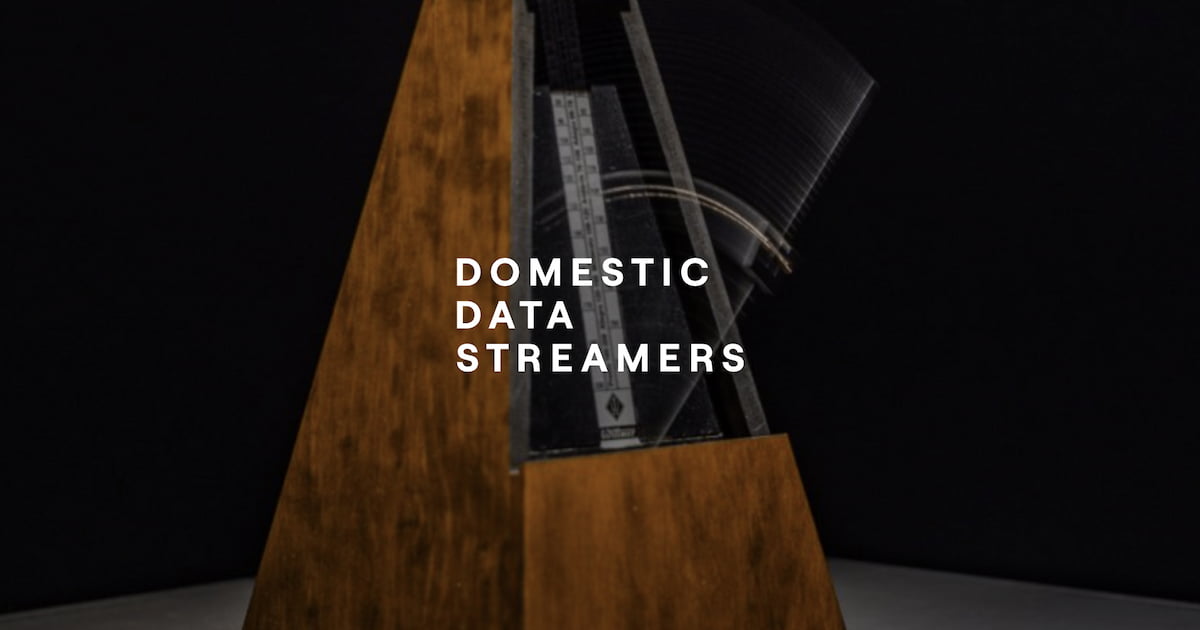 Fighting indifference towards data | Domestic Data Streamers